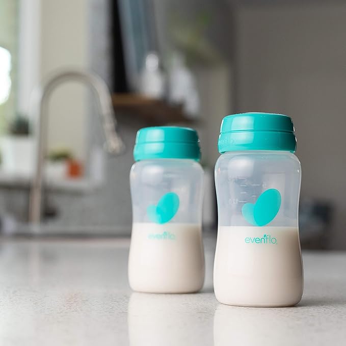 Evenflo Advanced Breast Milk Collection Bottles, 5oz 12 Pack
