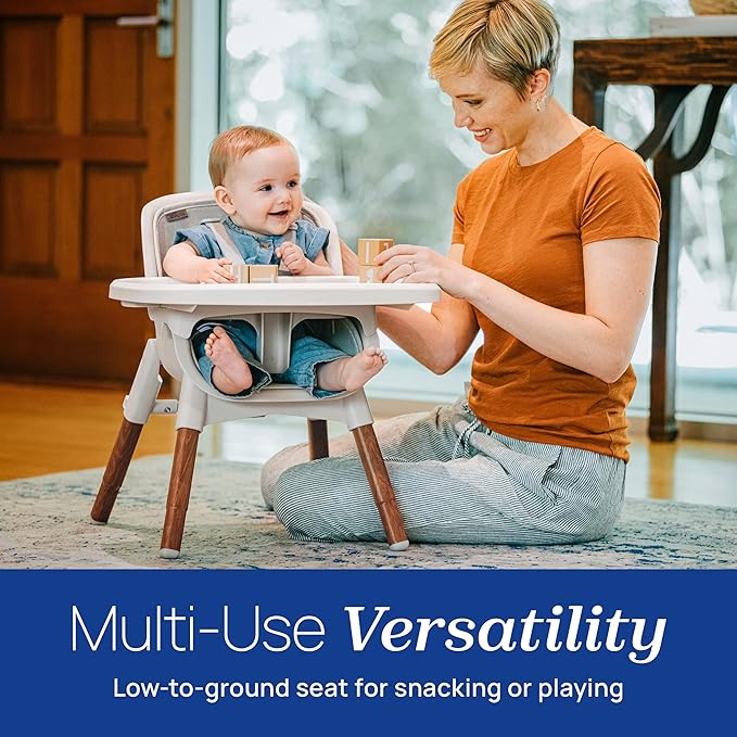 Chicco Zest LE 4-in-1 Folding High Chair, Feeding Chair, Toddler Chair and Youth Stool, Multi-Use Easy Clean High Chair, Chai/Beige