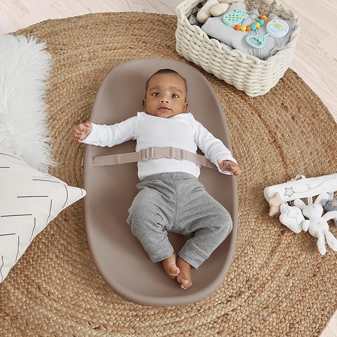 Evolur Eva Baby Changing Pad, Soft, Lightweight and Portable Changing Pad, Fits All Changing Table, Waterproof Firm Padding - Oat