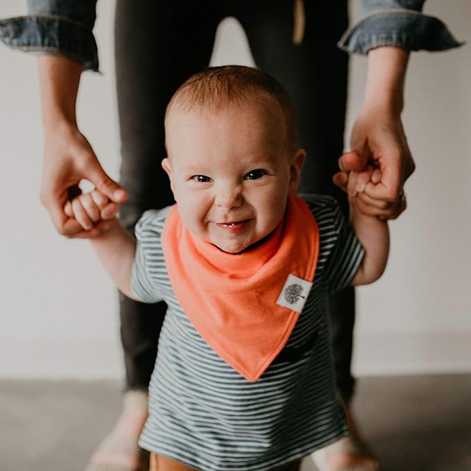 Parker Baby Bandana Drool Bibs for Boys, Girls & Unisex - Soft & Stylish Teething Bibs for Babies