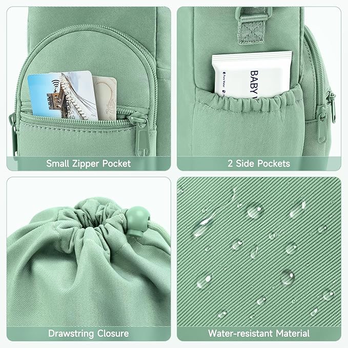 Portable Travel Bag for Breast Milk Cooler, Fits Milk Cooler & Portable BreastMilk Chiller, Leakproof,Insulated & Scratch-Resistant Bottle Carrier with Shoulder Strap & Extra Storage
