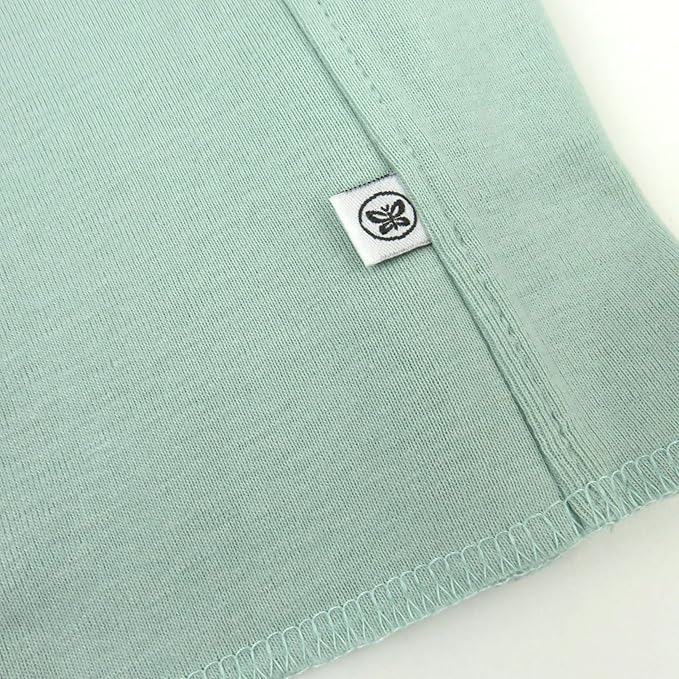 Tri-fold Knit Burp Cloths Soft Absorbent 100% Organic Cotton for Baby Boys, Girls
