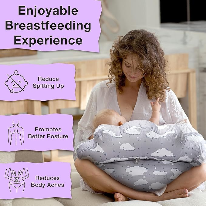 PILLANI Baby Shower Gifts: Nursing Pillow for Breastfeeding & Diaper Bag - Baby Registry Search
