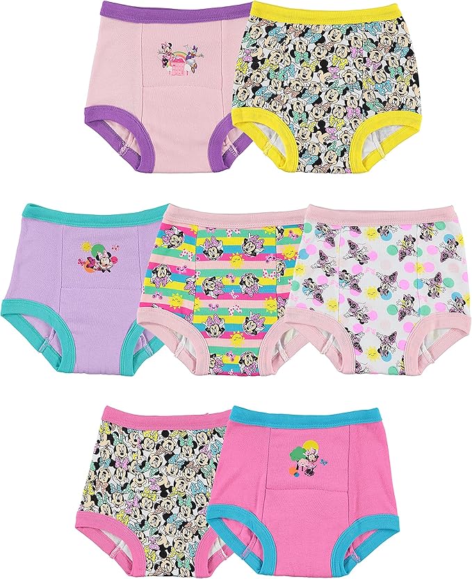 Disney Girls Minnie Mouse Potty Training Pants and Starter Kit with Stickers & Tracking Chart in Sizes 18m, 2t, 3t, 4t