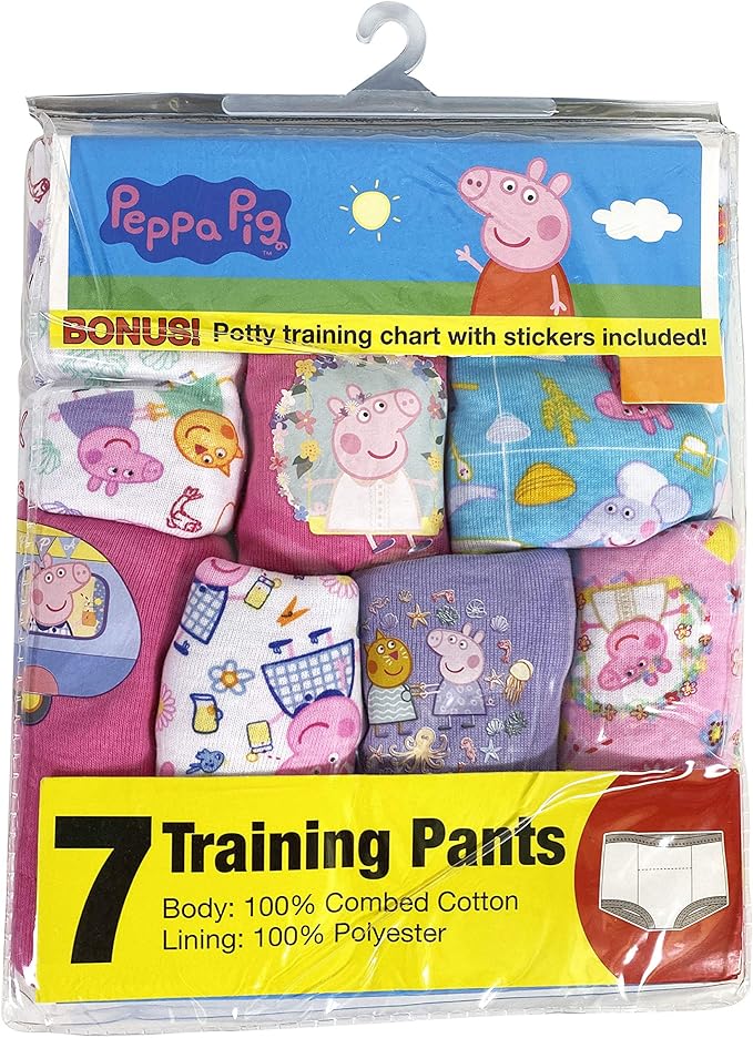 Peppa Pig Girls' Potty Training Pant Multipack
