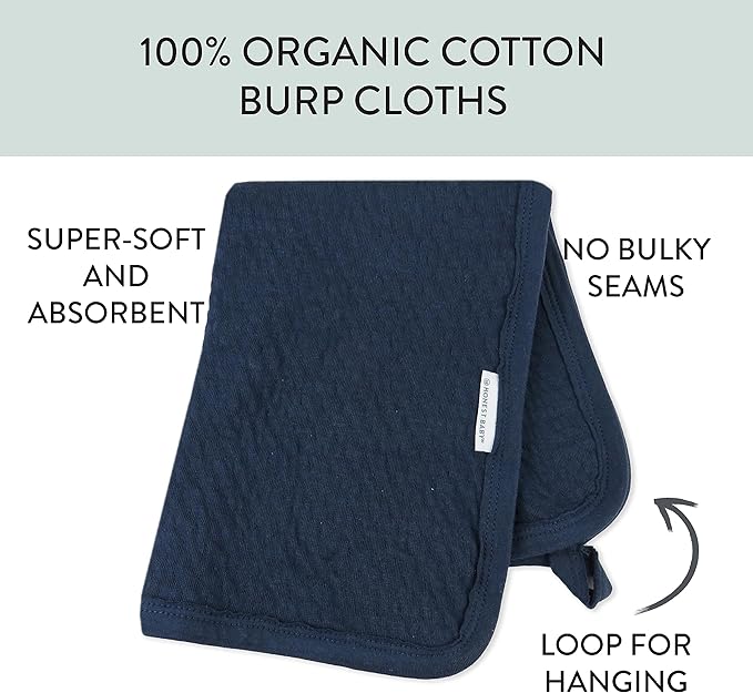 3-Pack Matelasse Burp Cloth