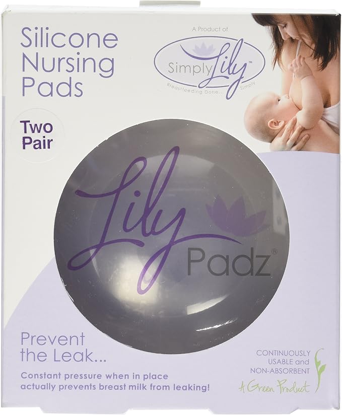 LilyPadz® Reusable Silicone Nursing Pads Double Pair Regular Size