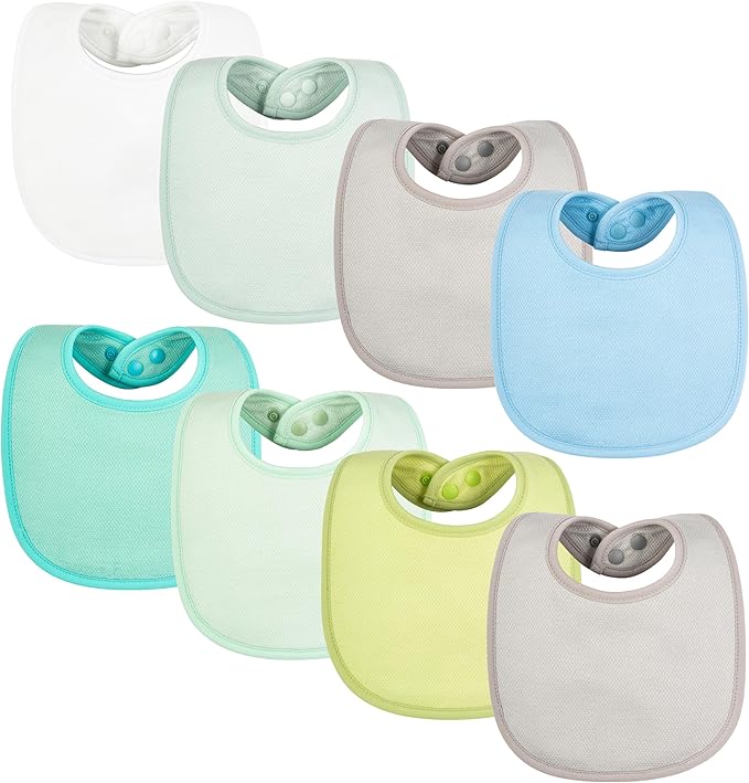 Tiny Twinkle Baby Feeding Bibs - Waterproof and Absorbent Infant Drool and Feeding Baby Bibs