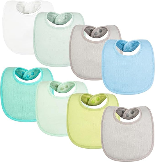 Tiny Twinkle Baby Feeding Bibs - Waterproof and Absorbent Infant Drool and Feeding Baby Bibs