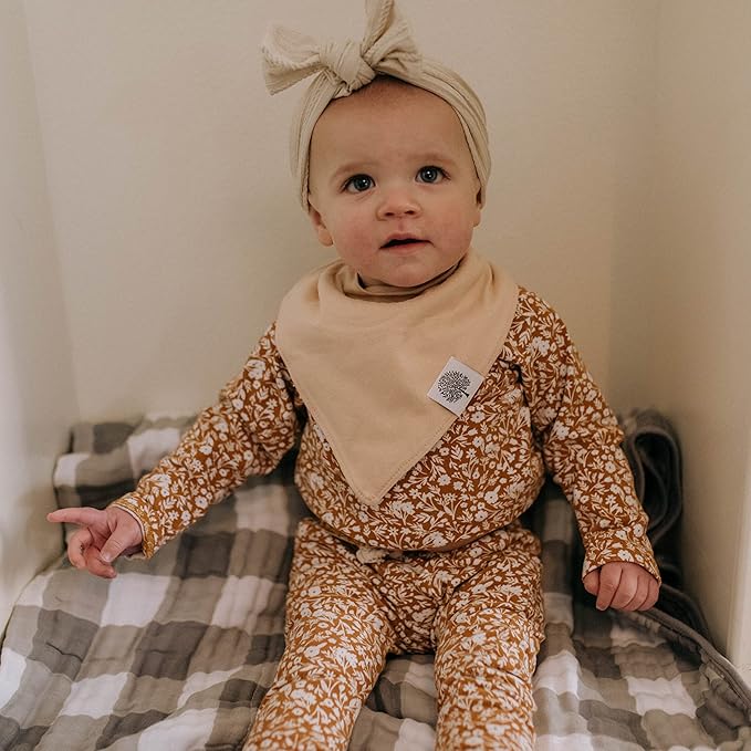 Parker Baby Bandana Drool Bibs for Boys, Girls & Unisex - Soft & Stylish Teething Bibs for Babies