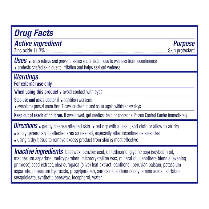 Balmex Adult Care Rash Cream, 3 OZ (Pack of 2)