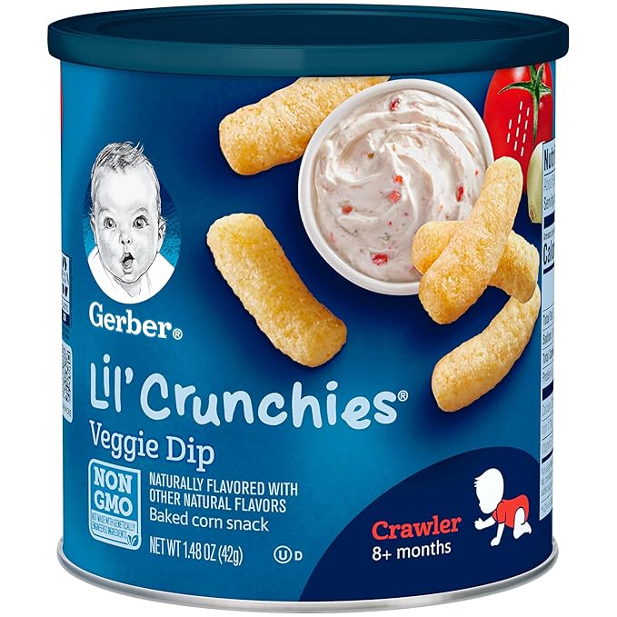 Gerber Baby Snacks Value Pack - Lil Crunchies & Puffs (8 Pack)