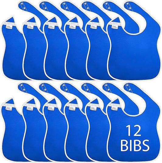 Large Waterproof Baby Bibs for 1-4 years old – Lightweight, Soft & Durable Bibs for Girls and Boys