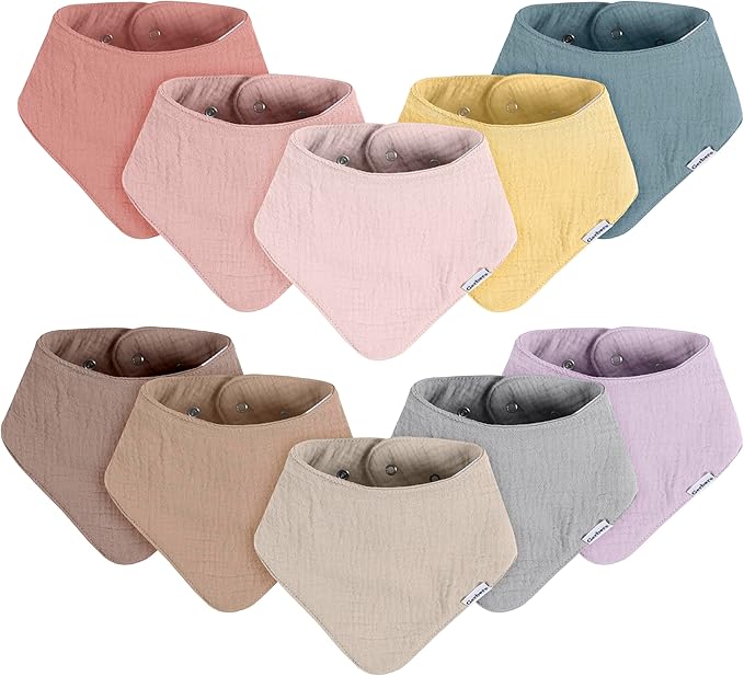 Gerber Baby Muslin Bandana Bibs
