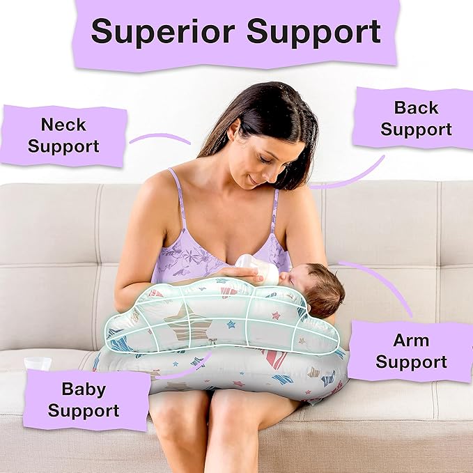 PILLANI Baby Shower Gifts: Nursing Pillow for Breastfeeding & Diaper Bag - Baby Registry Search
