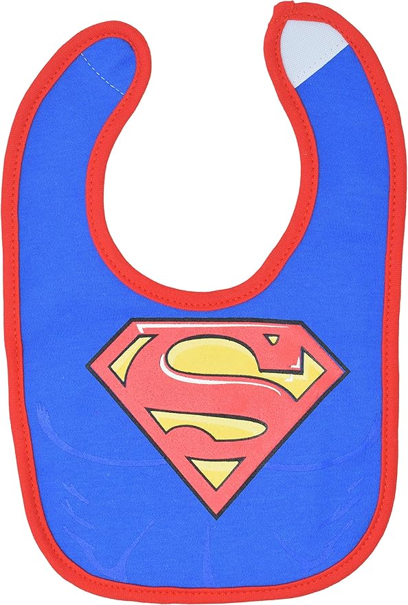 Warner Bros. Justice League Superhero Baby Boys 6 Pack Bibs