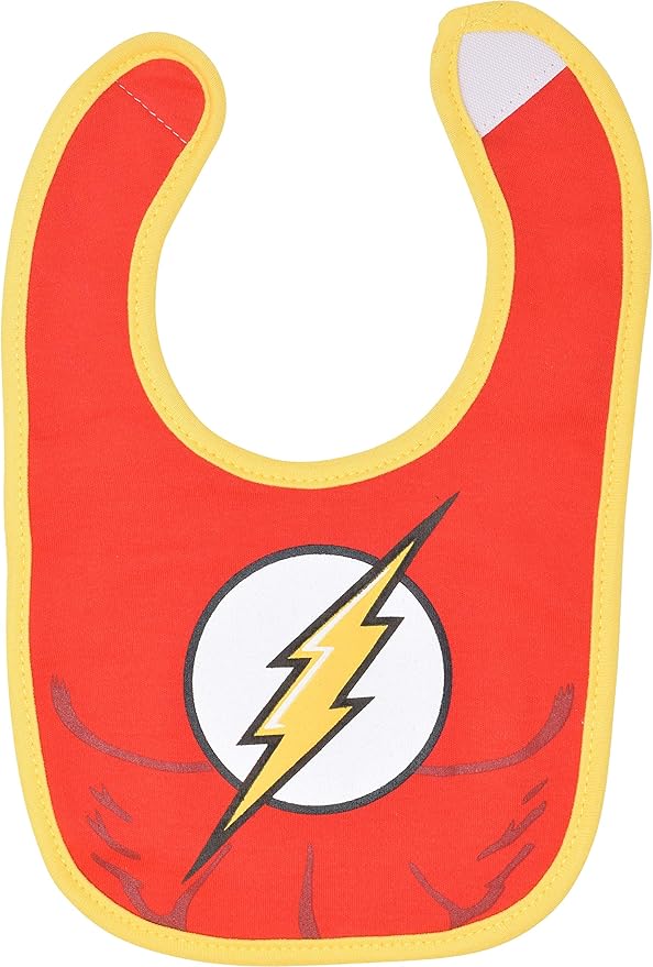 Warner Bros. Justice League Superhero Baby Boys 6 Pack Bibs