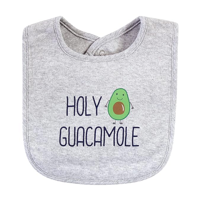 Hudson Baby Unisex Baby Cotton Bibs, Taco Truck, One Size
