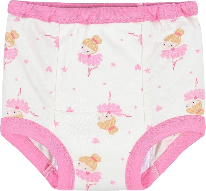 Gerber baby-girls Infant Toddler 4 Pack Potty Training Pants Underwear