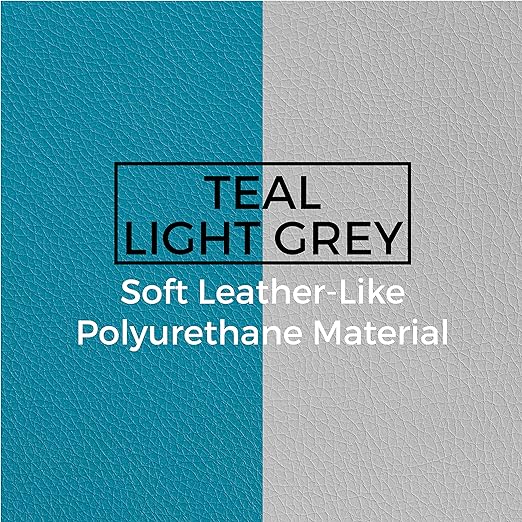 FDP SoftScape Ultra-Soft Daycare Baby and Infant Contoured Changing Pad, Non-Slip Bottom, Built-In Handle Easy to Transport Travel - Teal/Light Gray (10421-TLLG)