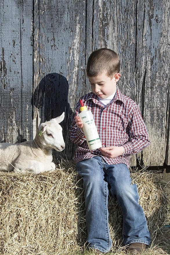 Neogen Ideal 7004 Lamb & Kid Bottle 16oz w/Red Screw-On Teat