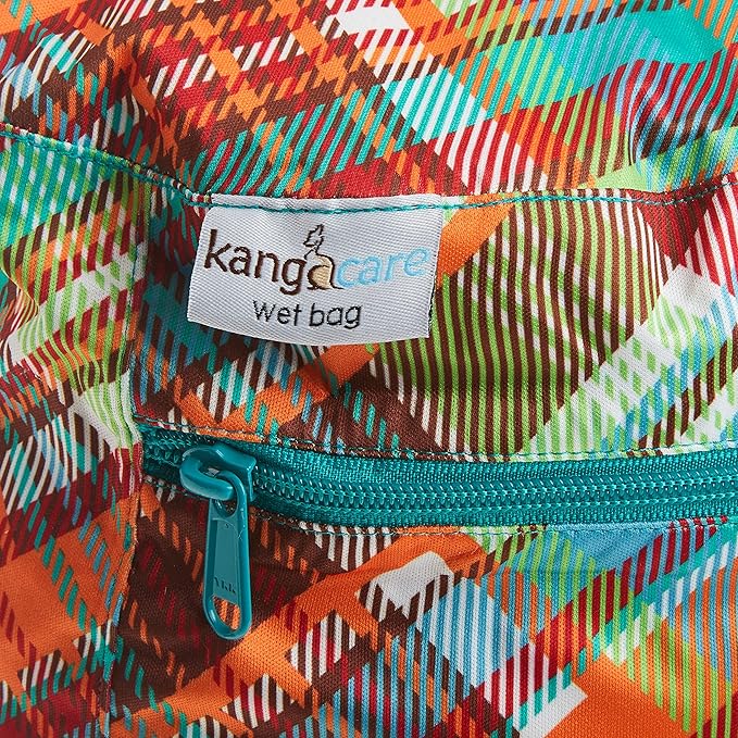 Kanga Care Wet Bag Seam Sealed Waterproof 3D Dimensional for Baby Cloth Diapers, Travel, Beach, Pool, Gym, Swim | Quinn