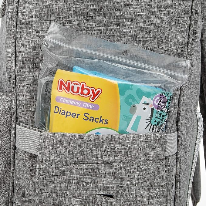 Nuby 50-Piece Diaper Sacks, 50 Count (Pack of 1)
