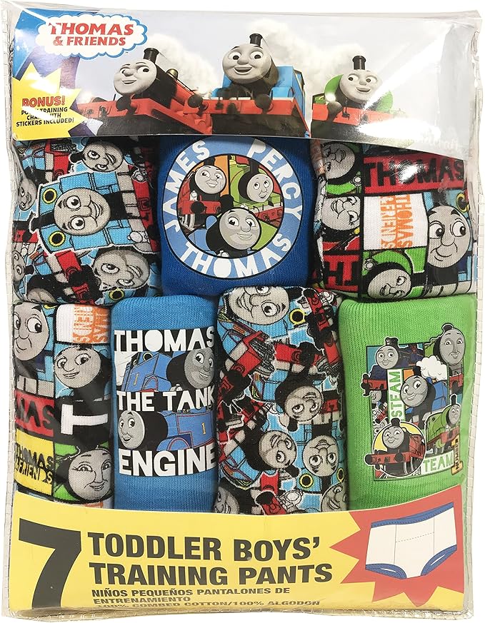 Mattel Boys' Toddler Potty Training Pants With Success Tracking Chart and Stickers in Sizes 2t, 3t and 4t