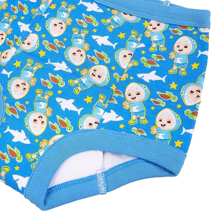 CoComelon unisex-baby Amazon Exclusive Toddler Potty Training Pants With Stickers and Success Tracking Chart