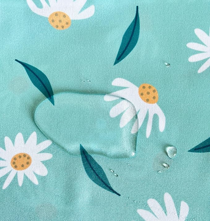 Wet Dry Bag for Cloth Diapers, 2PCS Waterproof Reusable Wet Bag with Zippered Pockets, Washable, Reusable for Travel, Beach, Pool, Stroller, Diapers, Dirty Gym Clothes, Swimsuits, 14x12In & 12x11In