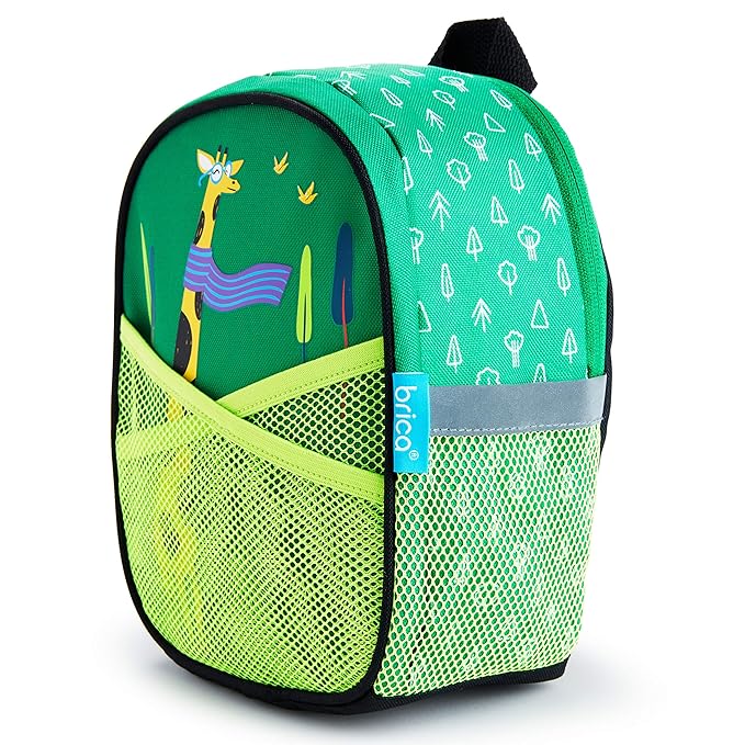 Munchkin® Brica® By-My-Side™ Toddler Safety Harness Backpack with Leash, Giraffe, Green