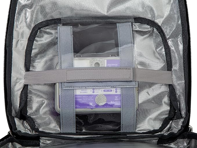 Feeding Tube Backpack for G J GJ Tube G tube Accessories Supplies Backpack for Enteral Feeding Pump Bags Fits 500ml to 1200ml for Adults (Grey2)