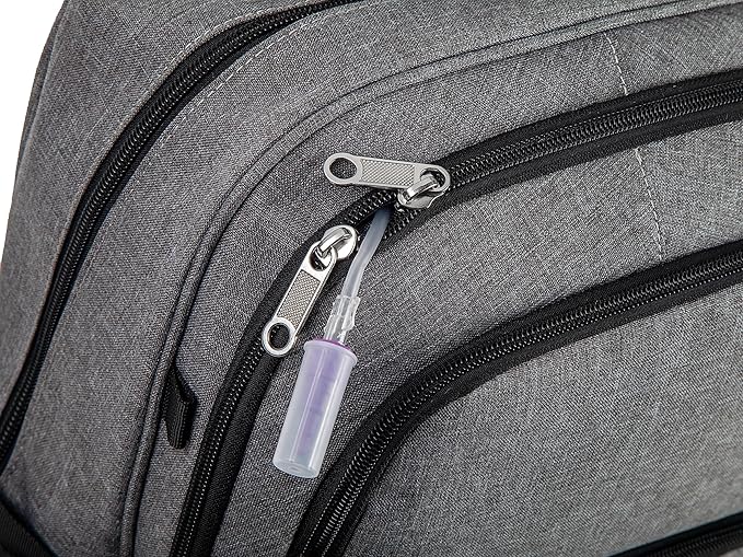 Feeding Tube Backpack for G J GJ Tube G tube Accessories Supplies Backpack for Enteral Feeding Pump Bags Fits 500ml to 1200ml for Adults (Grey2)